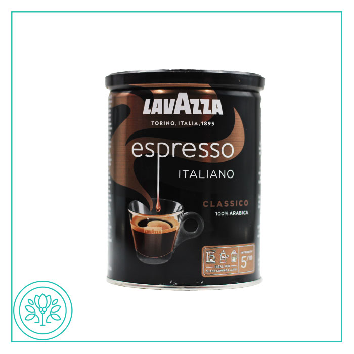 پودر قهوه لاوازا اسپرسو قوطی 100% عربیکا 250 گرم