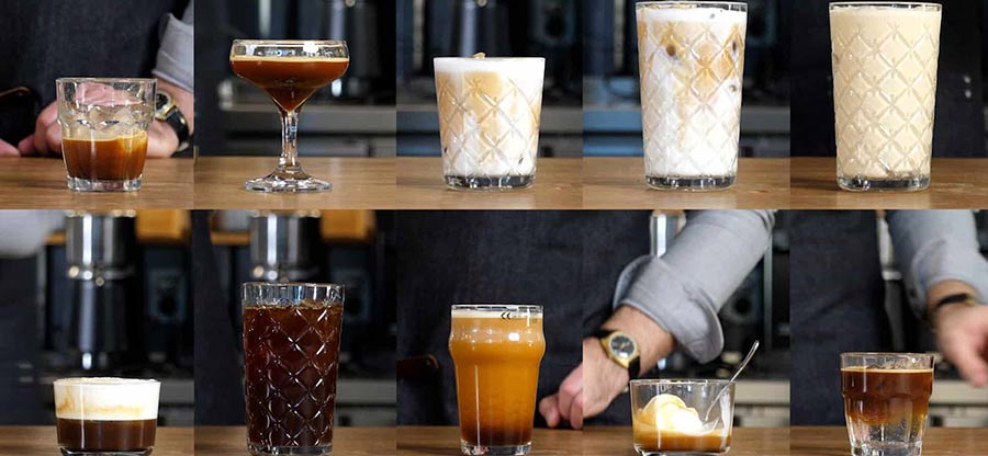 معرفی نوشیدنی های سرد با قهوه