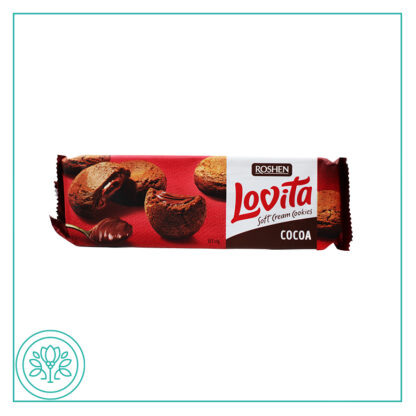 کوکی نرم شکلاتی روشن لوویتا مدل Choco Soft Cream